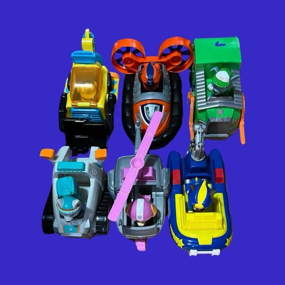Lot of 6 Paw Patrol Figures & Cars Everest Rubble Chase Skye Zuma Rocky #15 - Picture 9 of 9